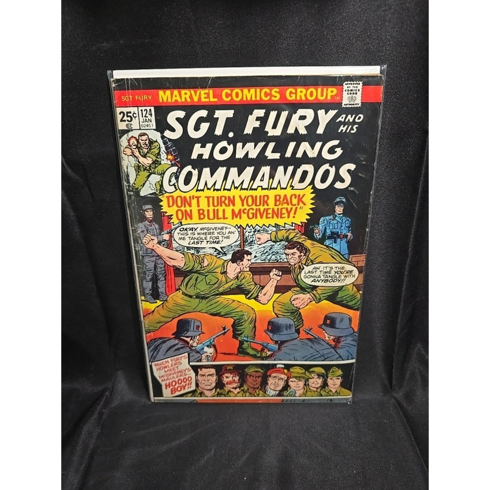 Sgt Fury and his Howling Commandos 124 Marvel Comics 1975 Bronze Age Comic Book